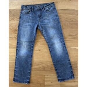American Eagle Original Straight Jeans Men’s 34x28 Extreme Flex 4 Blue Denim